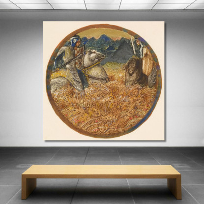 L'Odio Di Saturno Sir Edward Coley Burne-Jones ecb59 quadro stampato su tela