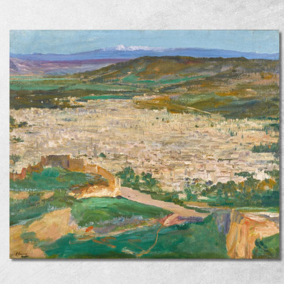 Una Vista Di Fez Sir John Lavery sjl6 quadro stampato su tela