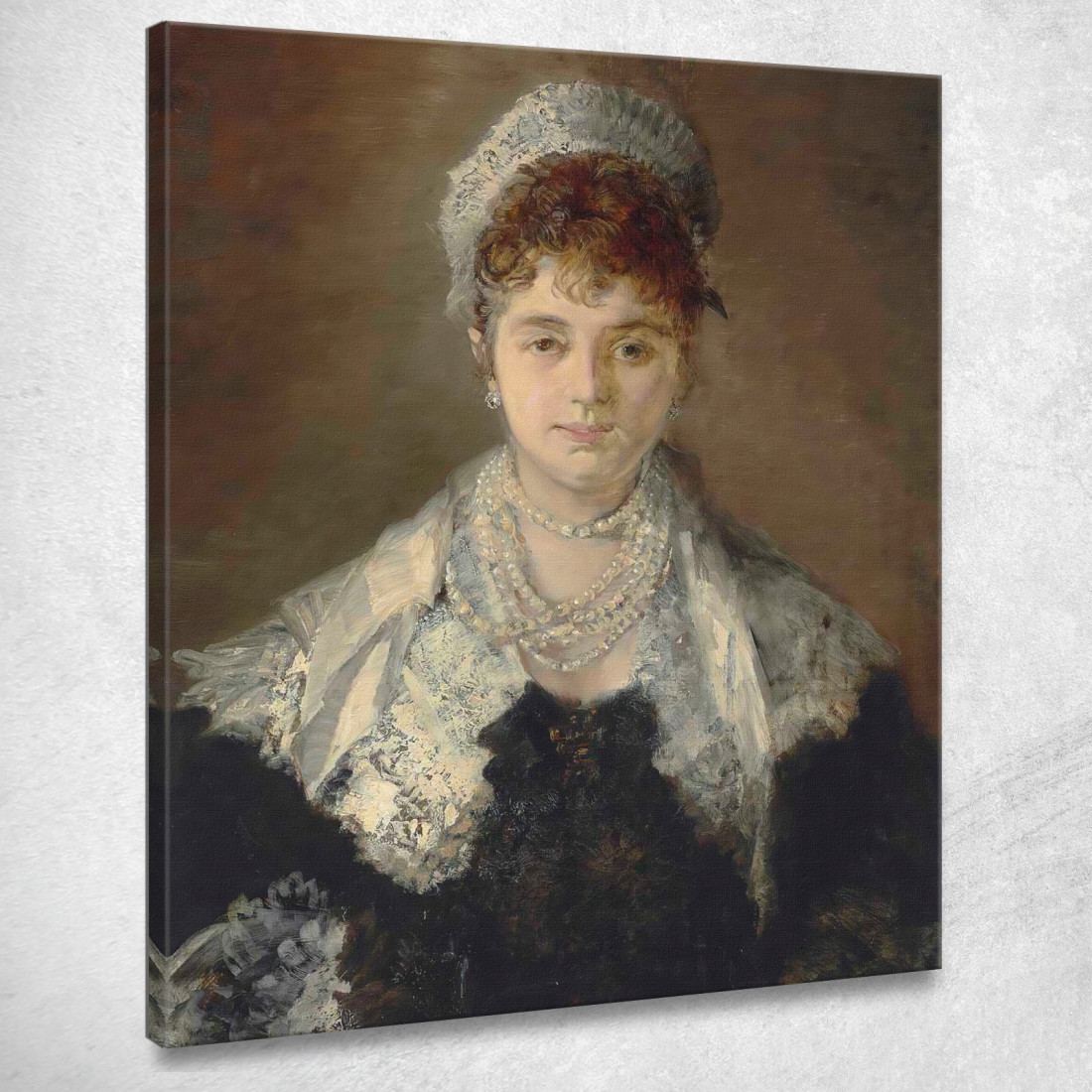 Ritratto Di Una Principessa Aloys Del Liechtenstein Hans Makart hmk41 quadro stampato su tela Ritratto Di Una Principessa Aloys Del Liechtenstein Hans Makart hmk41 quadro stampato su tela