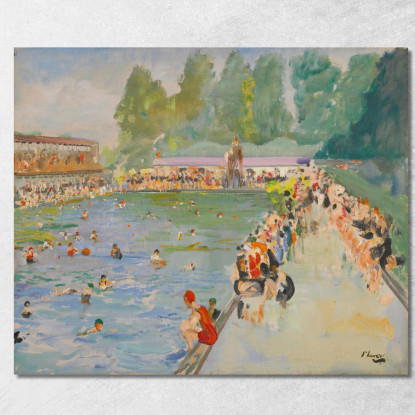 Bagni Di Chiswick Sir John Lavery sjl12 quadro stampato su tela