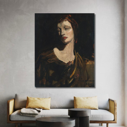 Lady Gwendeline Spencer-Churchill Sir John Lavery sjl28 quadro stampato su tela