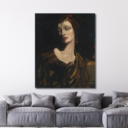Lady Gwendeline Spencer-Churchill Sir John Lavery sjl28 quadro stampato su tela