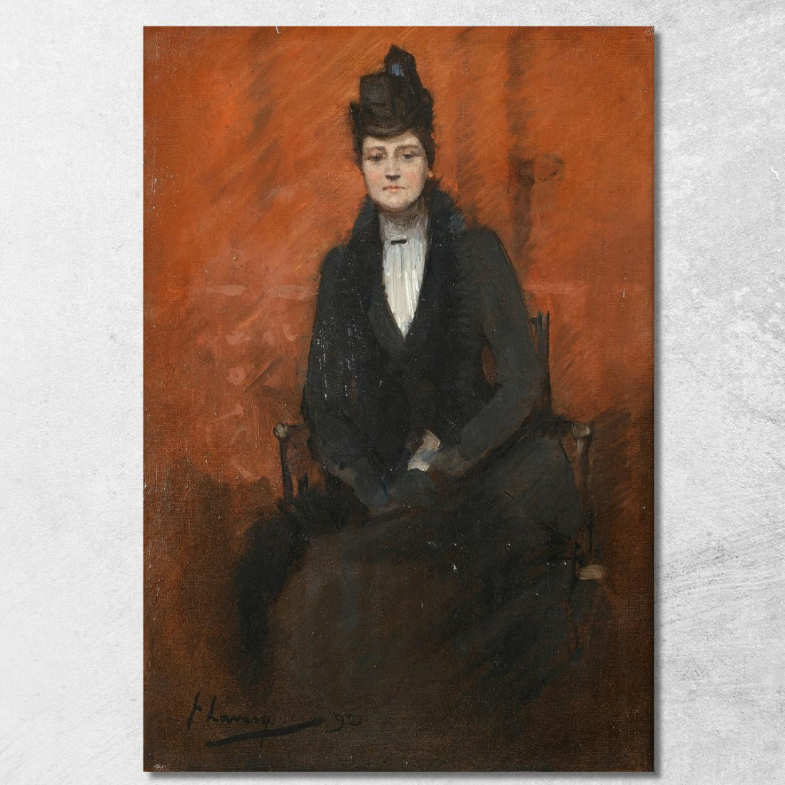 Ritratto Di Helen Bell Sir John Lavery sjl37 quadro stampato su tela Ritratto Di Helen Bell Sir John Lavery sjl37 quadro stampato su tela