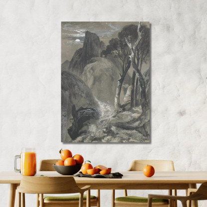 Mezza Cupola Yosemite Thomas Moran tmr31 quadro stampato su tela