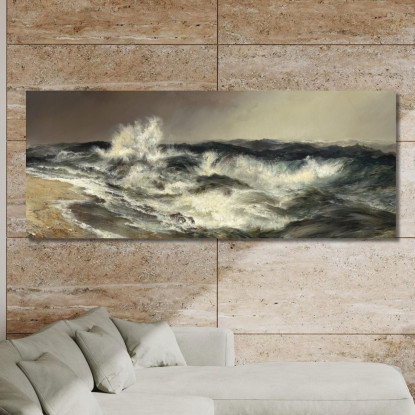 Il Mare Molto Rimbombante Thomas Moran tmr71 quadro stampato su tela