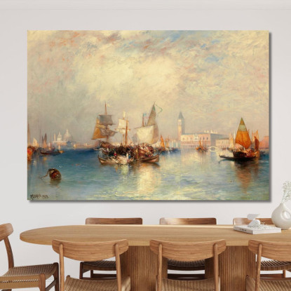 Canal Grande Di Venezia Thomas Moran tmr94 quadro stampato su tela