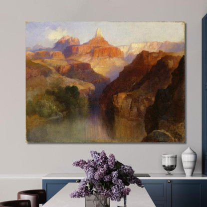 Picco Di Zoroastro Grand Canyon Arizona Thomas Moran tmr100 quadro stampato su tela