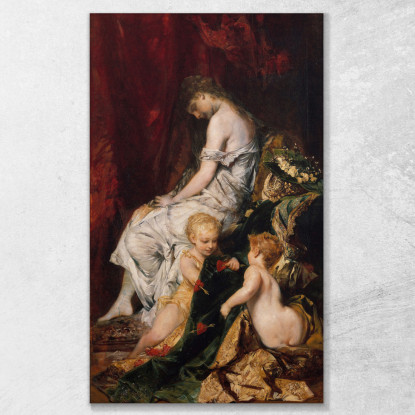 Il Sogno Dopo Il Ballo Hans Makart hmk61 quadro stampato su tela