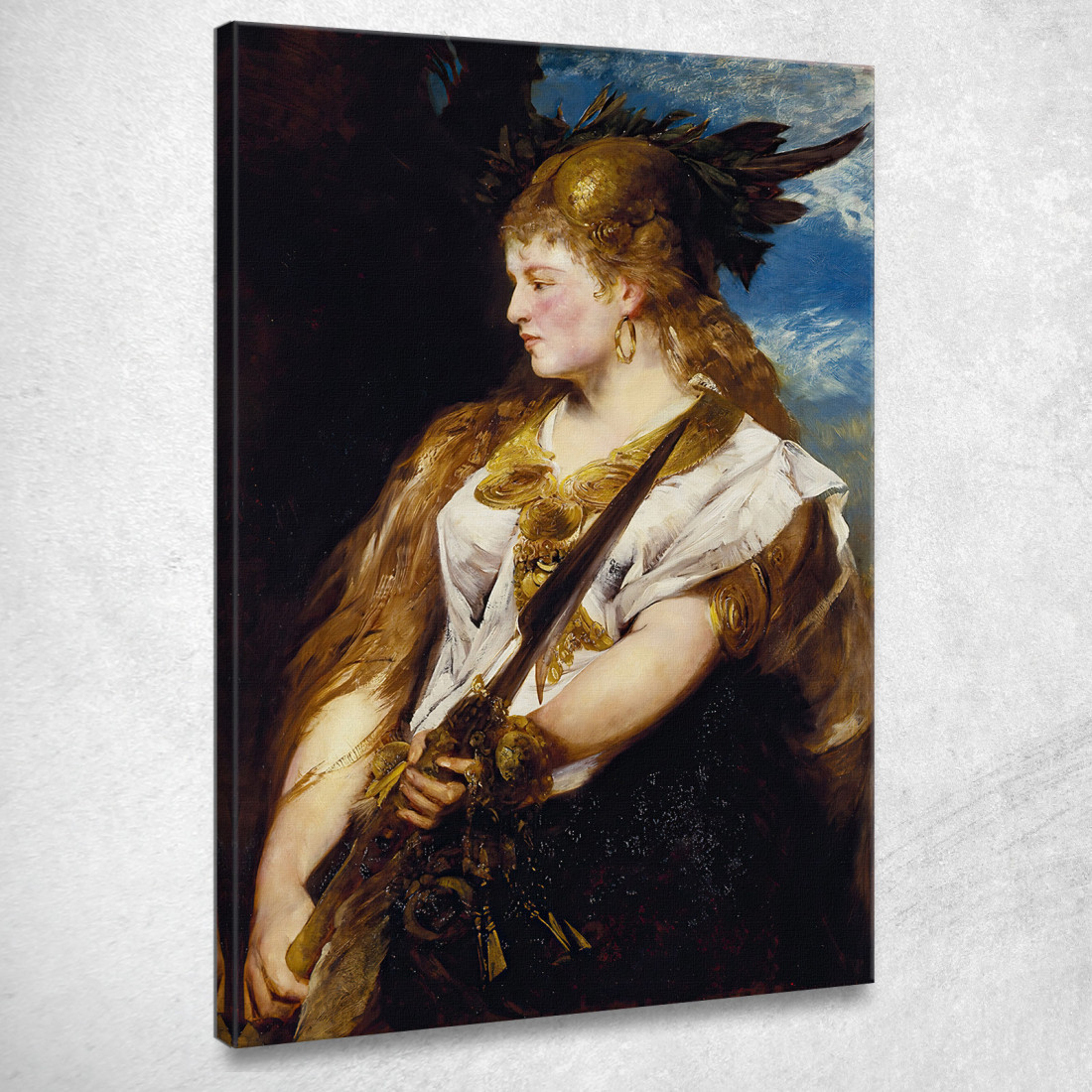La Valchiria Hans Makart hmk64 quadro stampato su tela La Valchiria Hans Makart hmk64 quadro stampato su tela