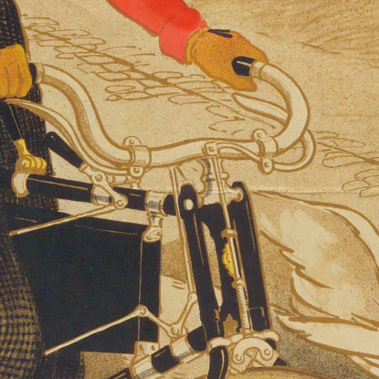 Moto Comiot Théophile Alexandre Steinlen tas38 quadro stampato su tela