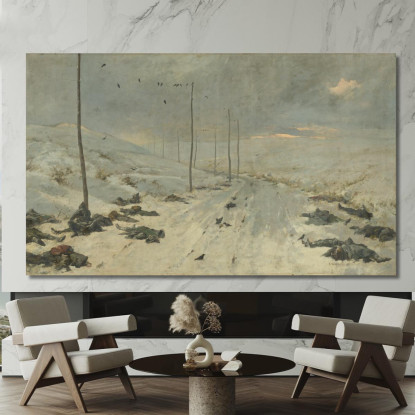 Dopo Il Combattimento Vasily Vereshchagin vvr7 quadro stampato su tela