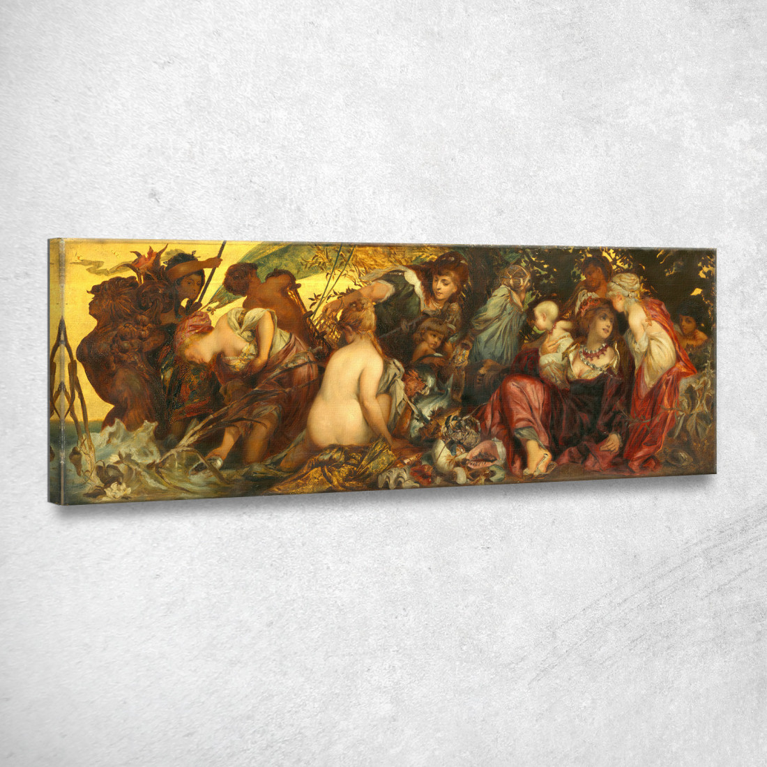 Tesori Del Mare Hans Makart hmk68 quadro stampato su tela Tesori Del Mare Hans Makart hmk68 quadro stampato su tela