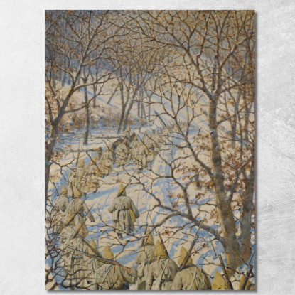 In Campagna Vasily Vereshchagin vvr38 quadro stampato su tela