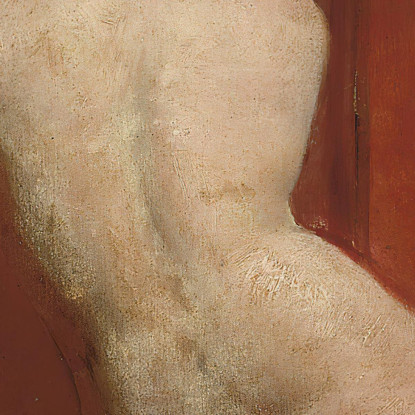 Nudo Femminile Seduto William Etty wet28 quadro stampato su tela