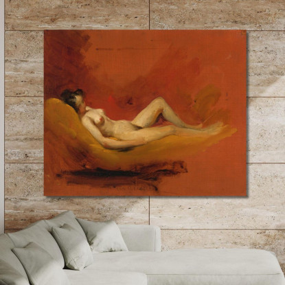 Studio Di Un Nudo Femminile William Etty wet38 quadro stampato su tela