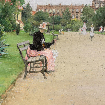 Un Parco Cittadino William Merritt Chase wmc1 quadro stampato su tela