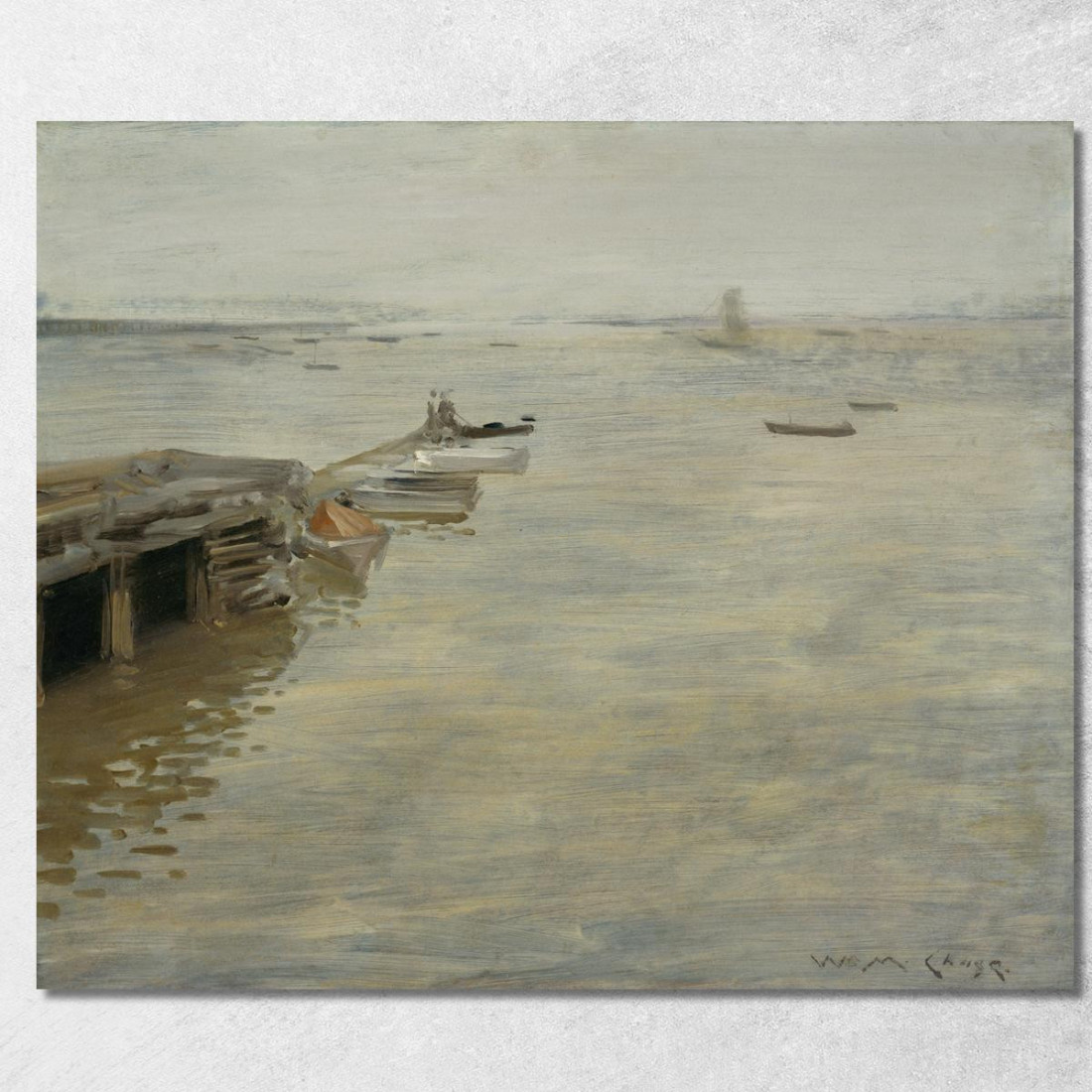 Una Giornata Grigia William Merritt Chase wmc4 quadro stampato su tela Una Giornata Grigia William Merritt Chase wmc4 quadro stampato su tela