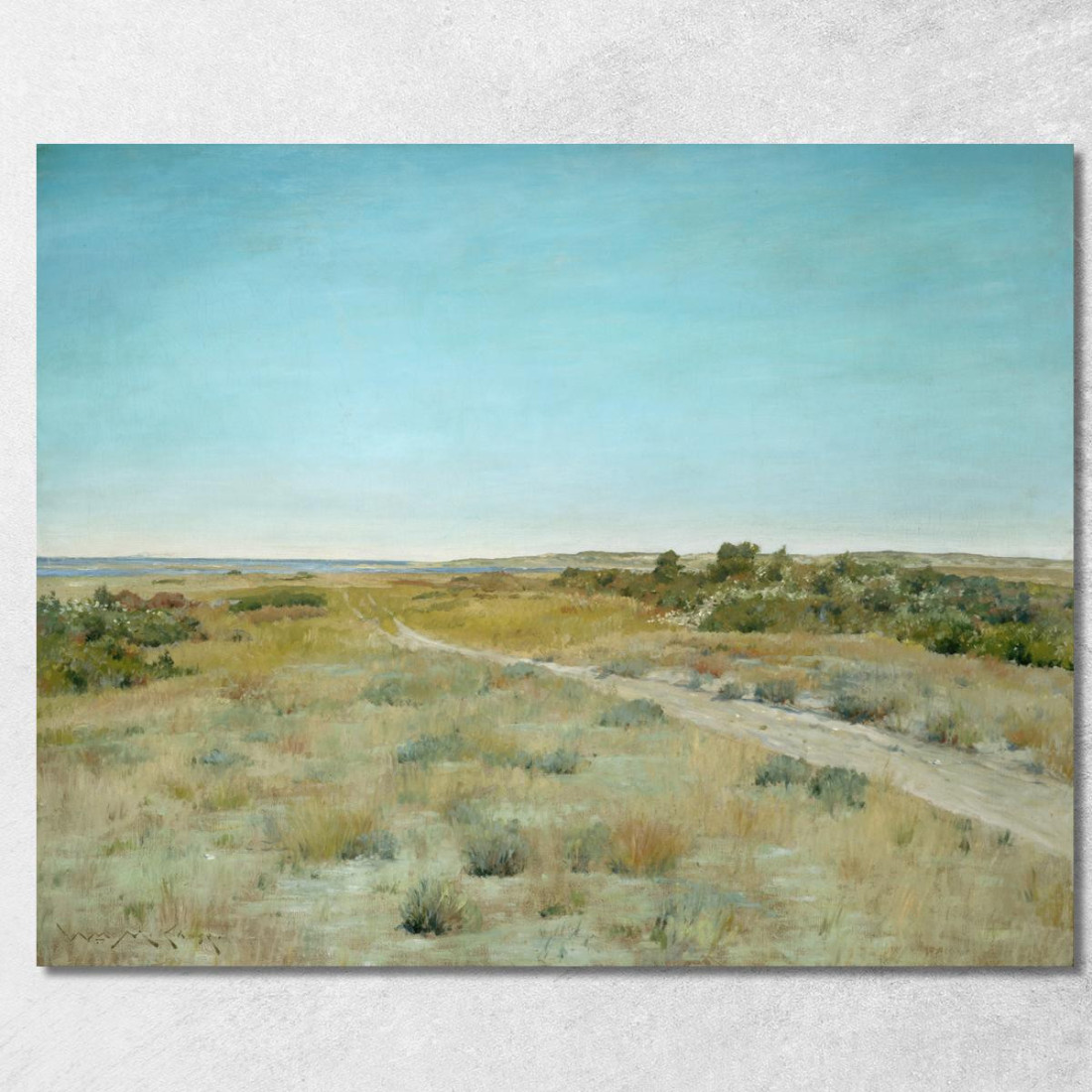 Primo Tocco D'Autunno William Merritt Chase wmc18 quadro stampato su tela Primo Tocco D'Autunno William Merritt Chase wmc18 quadro stampato su tela