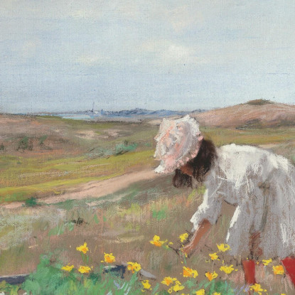 Raccolta Di Fiori Shinnecock Long Island William Merritt Chase wmc21 quadro stampato su tela