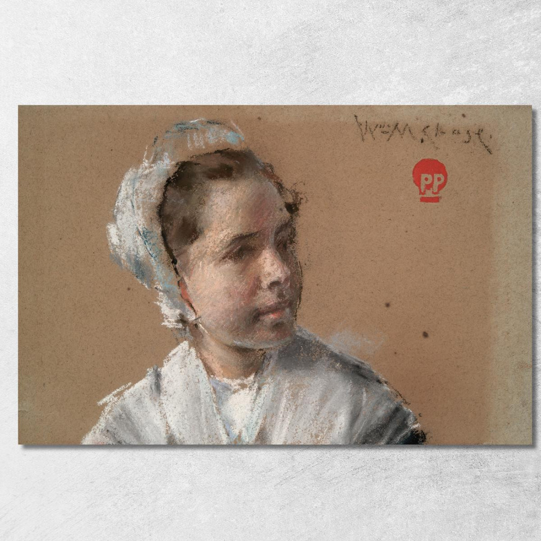 Testa Di Una Giovane Ragazza William Merritt Chase wmc26 quadro stampato su tela Testa Di Una Giovane Ragazza William Merritt Chase wmc26 quadro stampato su tela