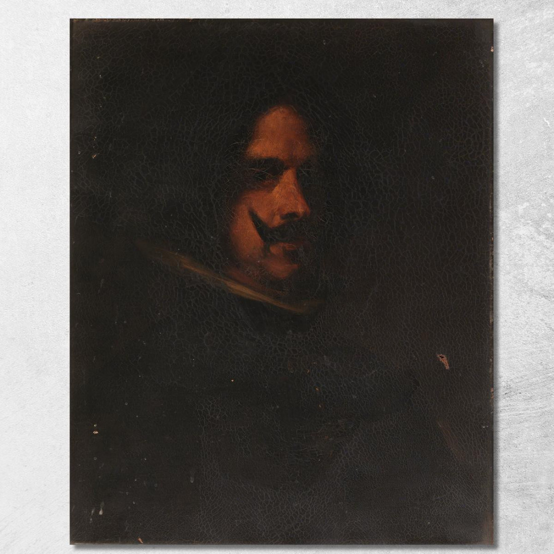 Testa D'Uomo Copia Da Diego Velázquez William Merritt Chase wmc27 quadro stampato su tela Testa D'Uomo Copia Da Diego Velázquez William Merritt Chase wmc27 quadro stampato su tela