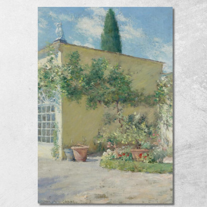 Orangerie Della Villa Chase A Firenze William Merritt Chase wmc49 quadro stampato su tela