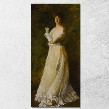 Ritratto Della Signorina B. William Merritt Chase wmc61 quadro stampato su tela