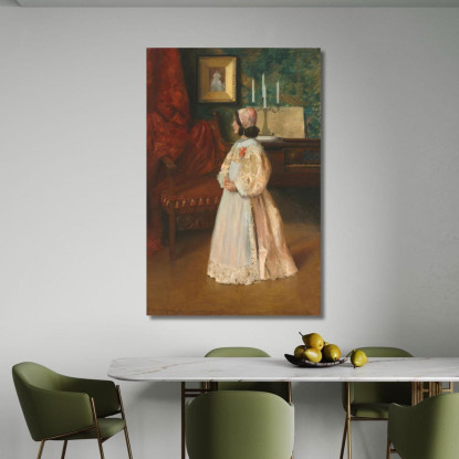 Ritratto Di Mia Figlia Alice William Merritt Chase wmc62 quadro stampato su tela