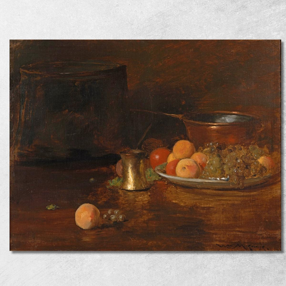 Natura Morta-Frutta William Merritt Chase wmc83 quadro stampato su tela Natura Morta-Frutta William Merritt Chase wmc83 quadro stampato su tela