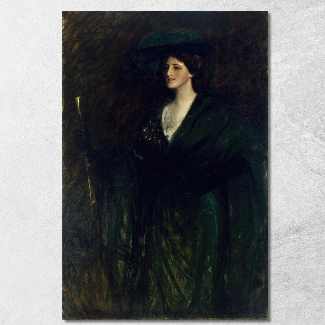 La Signora Smeraldo William Merritt Chase wmc95 quadro stampato su tela La Signora Smeraldo William Merritt Chase wmc95 quadro stampato su tela