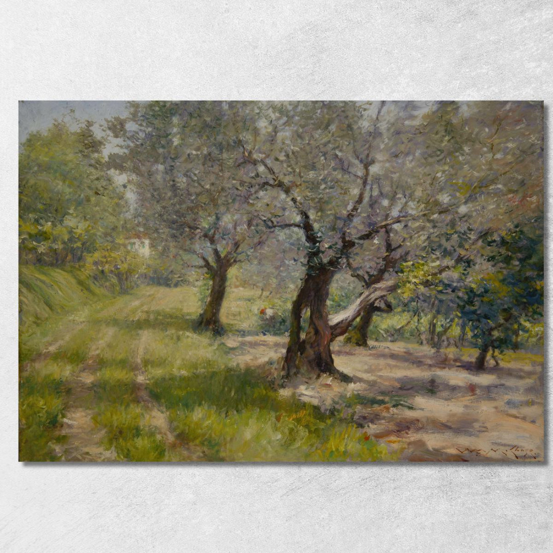 L'Uliveto William Merritt Chase wmc100 quadro stampato su tela L'Uliveto William Merritt Chase wmc100 quadro stampato su tela