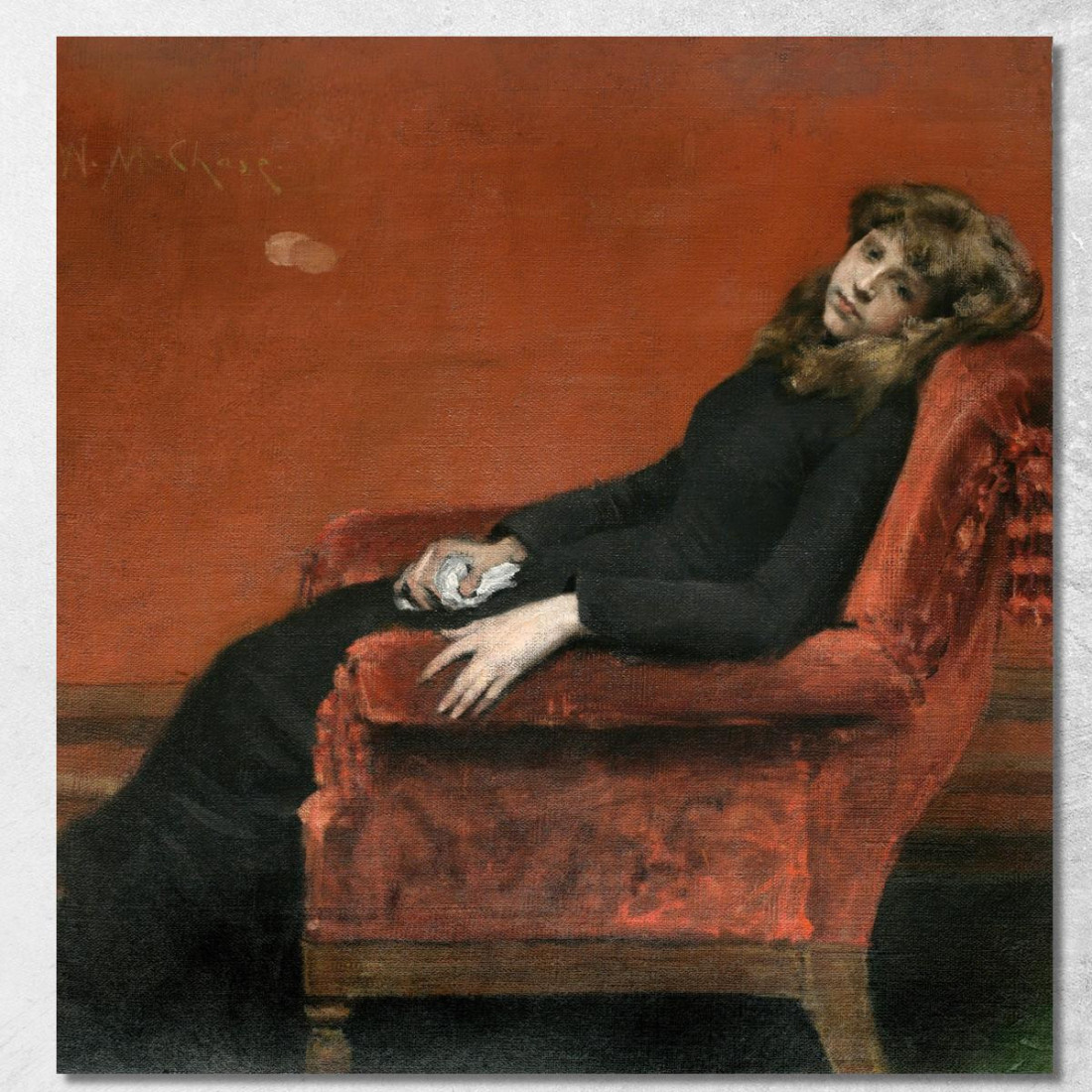 Il Giovane Orfano William Merritt Chase wmc105 quadro stampato su tela Il Giovane Orfano William Merritt Chase wmc105 quadro stampato su tela