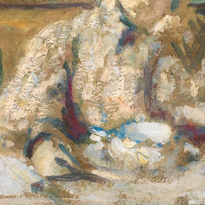 Madame Vuillard A Tavola Édouard Vuillard evu107 quadro stampato su tela