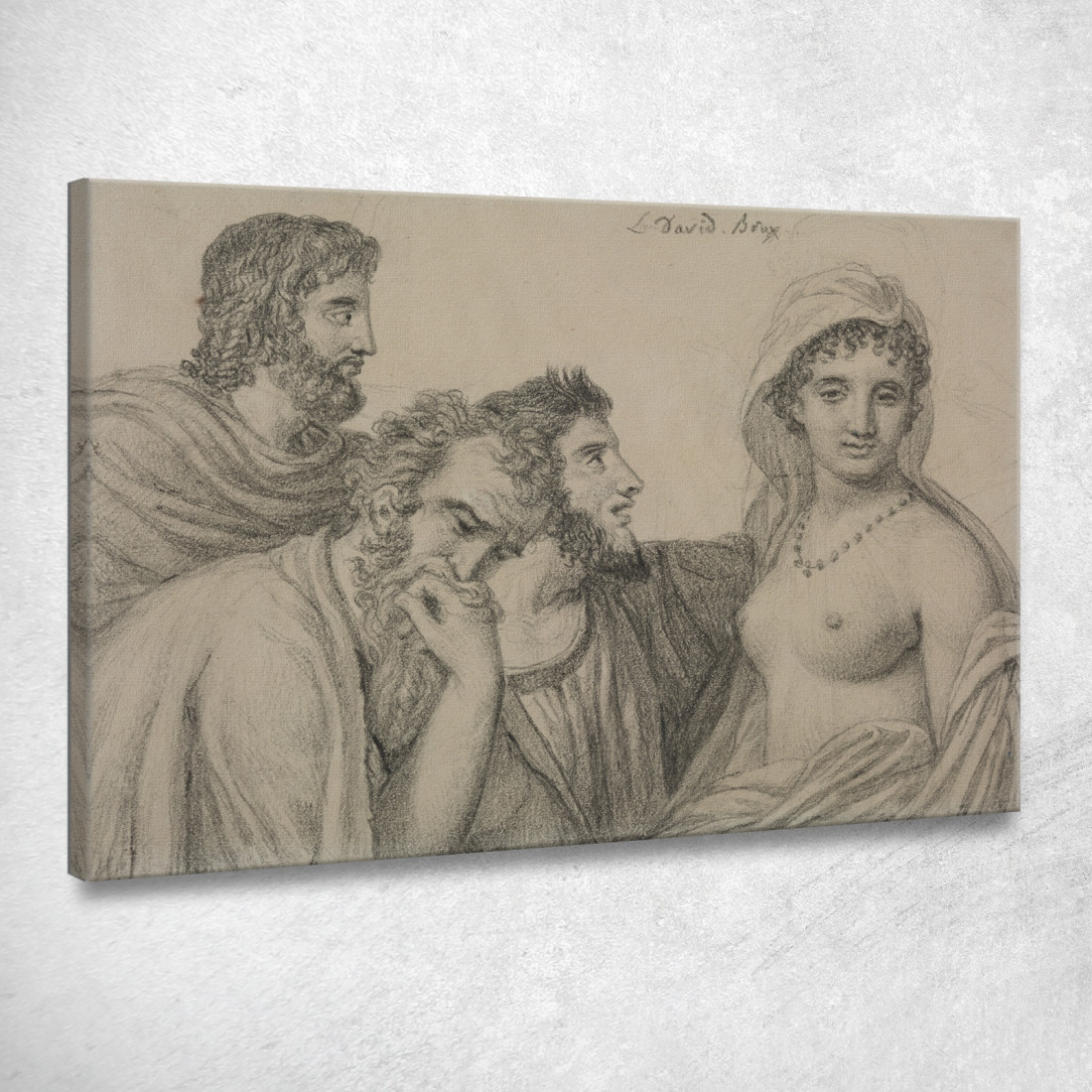 Phryné Davanti Ai Giudici Jacques Louis David jld52 quadro stampato su tela Phryné Davanti Ai Giudici Jacques Louis David jld52 quadro stampato su tela
