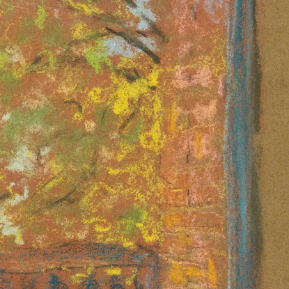 Il Balcone Della Closerie Des Genêts Vaucresson Édouard Vuillard evu154 quadro stampato su tela