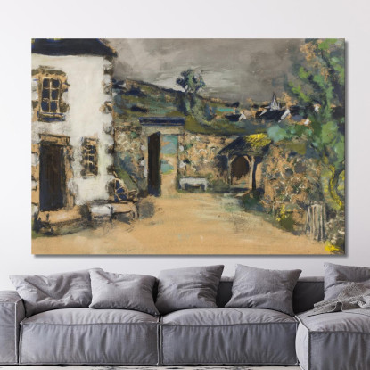 La Casa Colonica Édouard Vuillard evu160 quadro stampato su tela