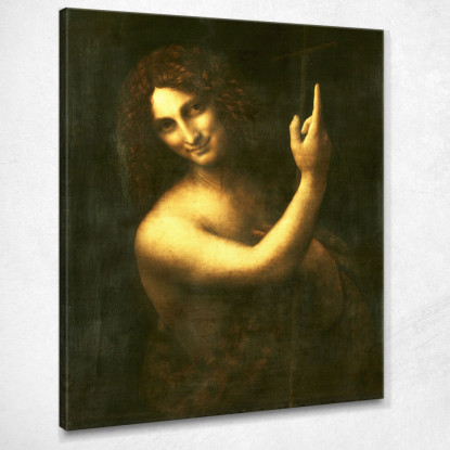 San Giovanni Battista Leonardo Da Vinci ldv3 quadro stampato su tela