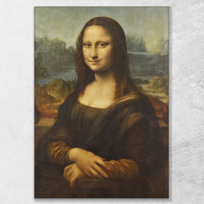 La Gioconda Leonardo Da Vinci ldv7 quadro stampato su tela