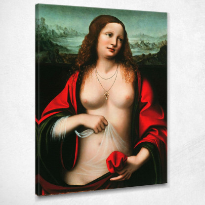 Maria Maddalena Leonardo Da Vinci ldv23 quadro stampato su tela