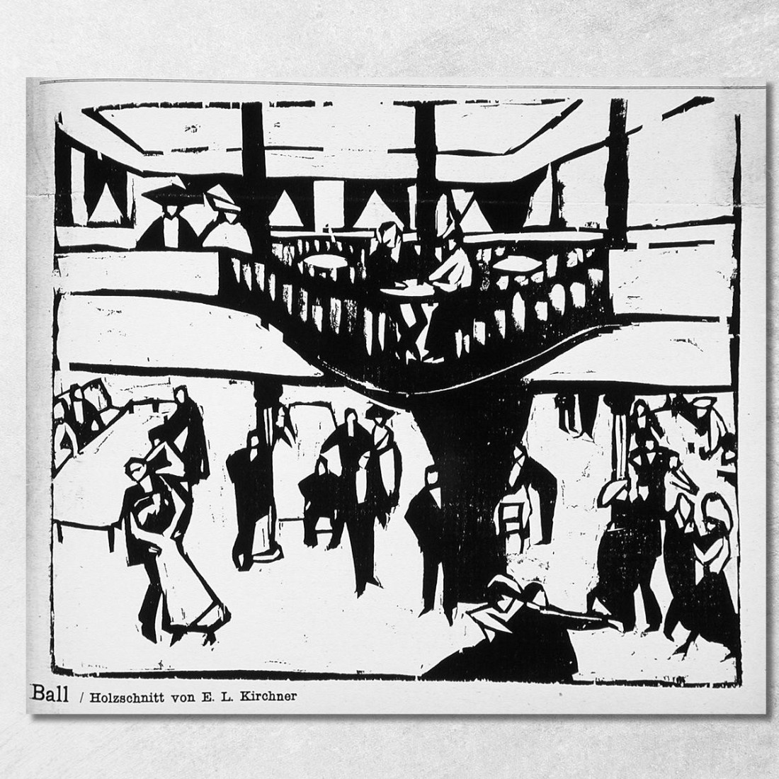 Palla Vicino Ernst Ludwig Kirchner elk5 quadro stampato su tela Palla Vicino Ernst Ludwig Kirchner elk5 quadro stampato su tela