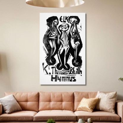 Inno Inno Ernst Ludwig Kirchner elk67 quadro stampato su tela