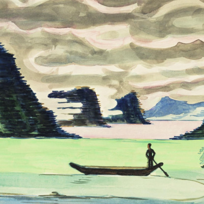 Lago Di Montagna Ernst Ludwig Kirchner elk80 quadro stampato su tela