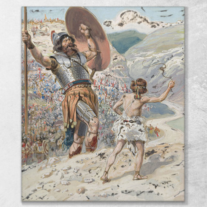 Davide Lancia La Pietra James Tissot jts19 quadro stampato su tela