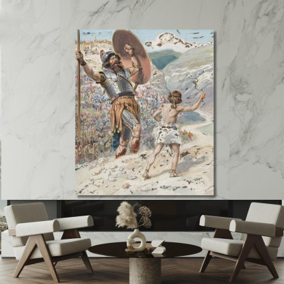 Davide Lancia La Pietra James Tissot jts19 quadro stampato su tela