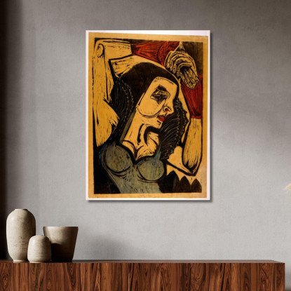 Locandina Di Nina Hard Ernst Ludwig Kirchner elk106 quadro stampato su tela