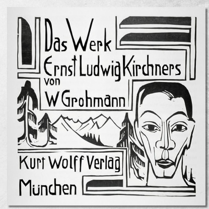 Prospetto Per L'Opera Ernst Ludwig Kirchner elk107 quadro stampato su tela