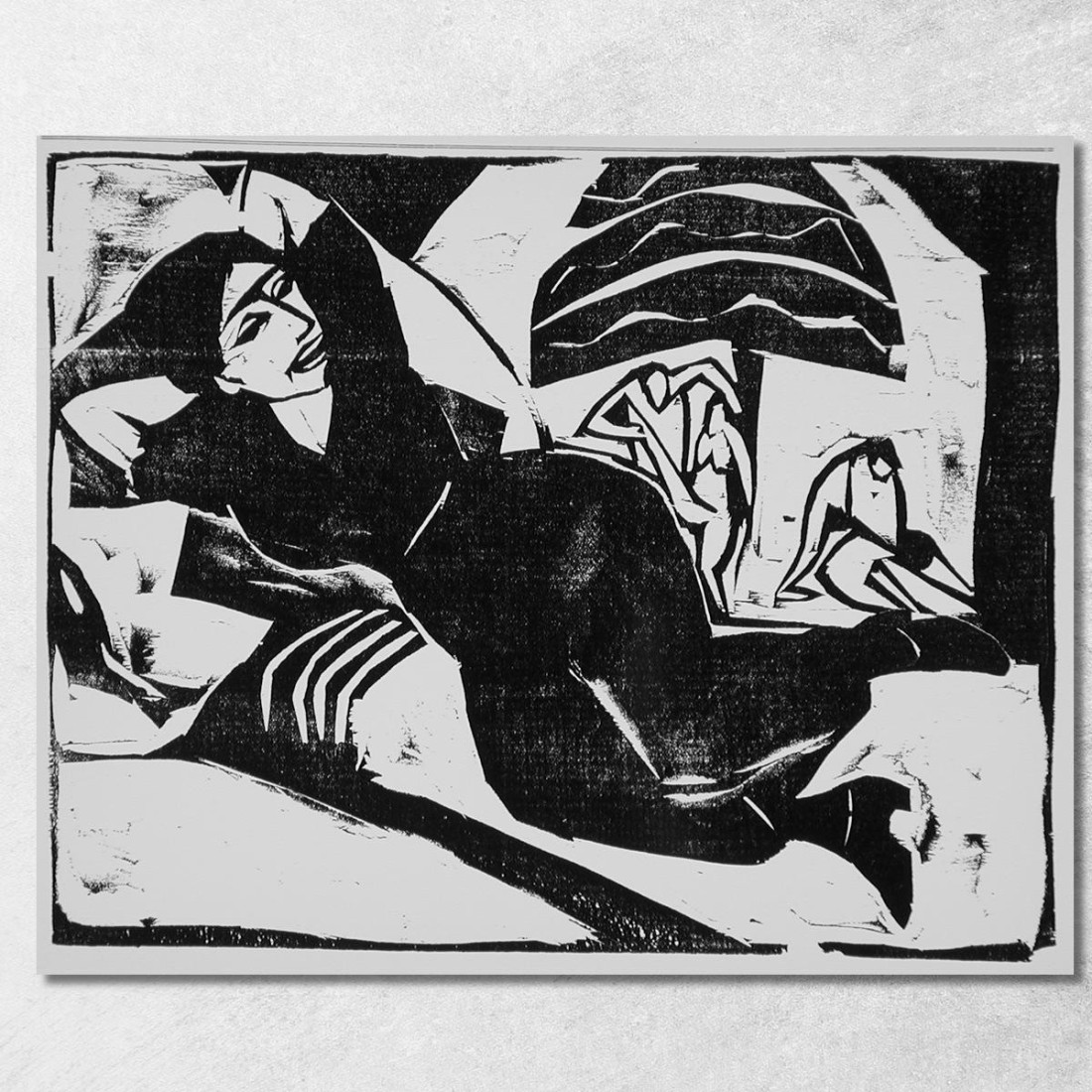 Riposo Della Pace Ernst Ludwig Kirchner elk110 quadro stampato su tela Riposo Della Pace Ernst Ludwig Kirchner elk110 quadro stampato su tela