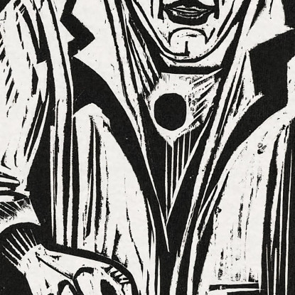 Autoritratto 1921 Ernst Ludwig Kirchner elk117 quadro stampato su tela