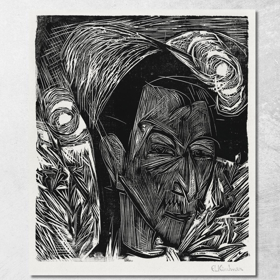 Il Quinto Portfolio Bauhaus Artisti Tedeschi 1919 Ernst Ludwig Kirchner elk131 quadro stampato su tela Il Quinto Portfolio Bauhaus Artisti Tedeschi 1919 Ernst Ludwig Kirchner elk131 quadro stampato su tela