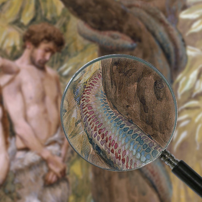 La Maledizione Di Dio James Tissot jts29 quadro stampato su tela